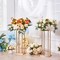 Gold Floral Centerpiece Stands 4PCS, 31.5" High Wedding and Event Display